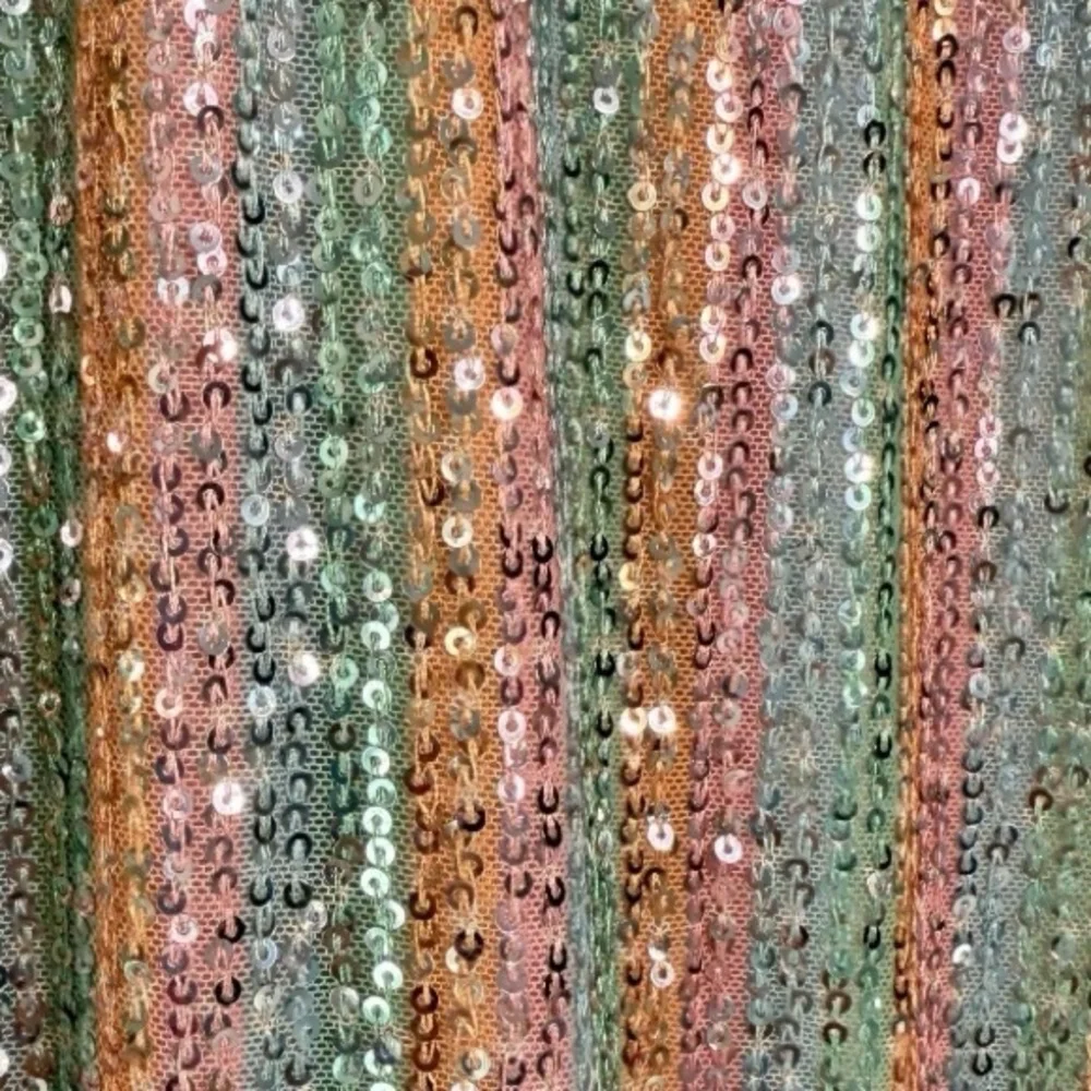 Chelsea & Violet Girls Sequin Bell Bottom Pink Silver Rainbow Pants NEW Size L